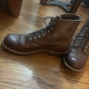Red Wing Shoes Chestnut Leather Men's Boots